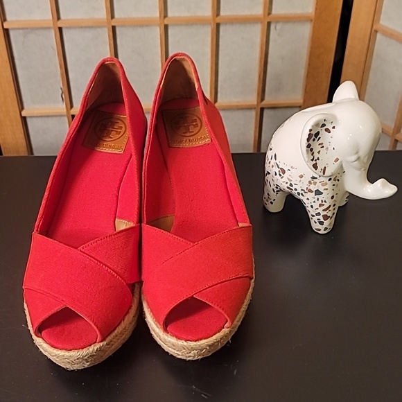 TORY BURCH Espadrille Wedge Sandals Filipa - Picture 5 of 12